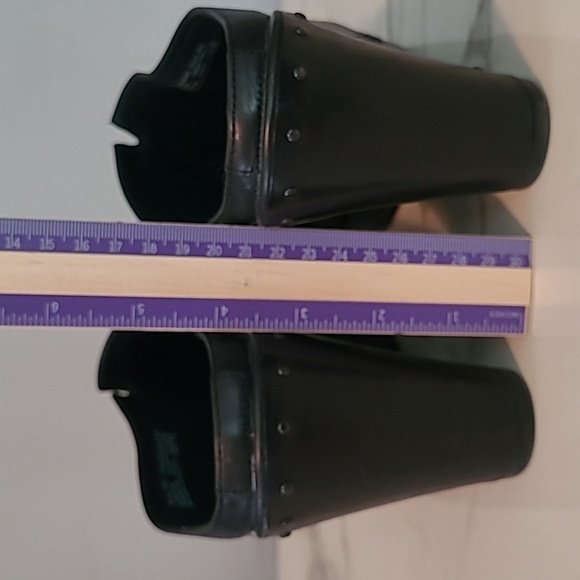 Dansko Francine Black Leather Studded Mules Heels Clogs Wmns EU 40 US 10-10.5 - Picture 7 of 15